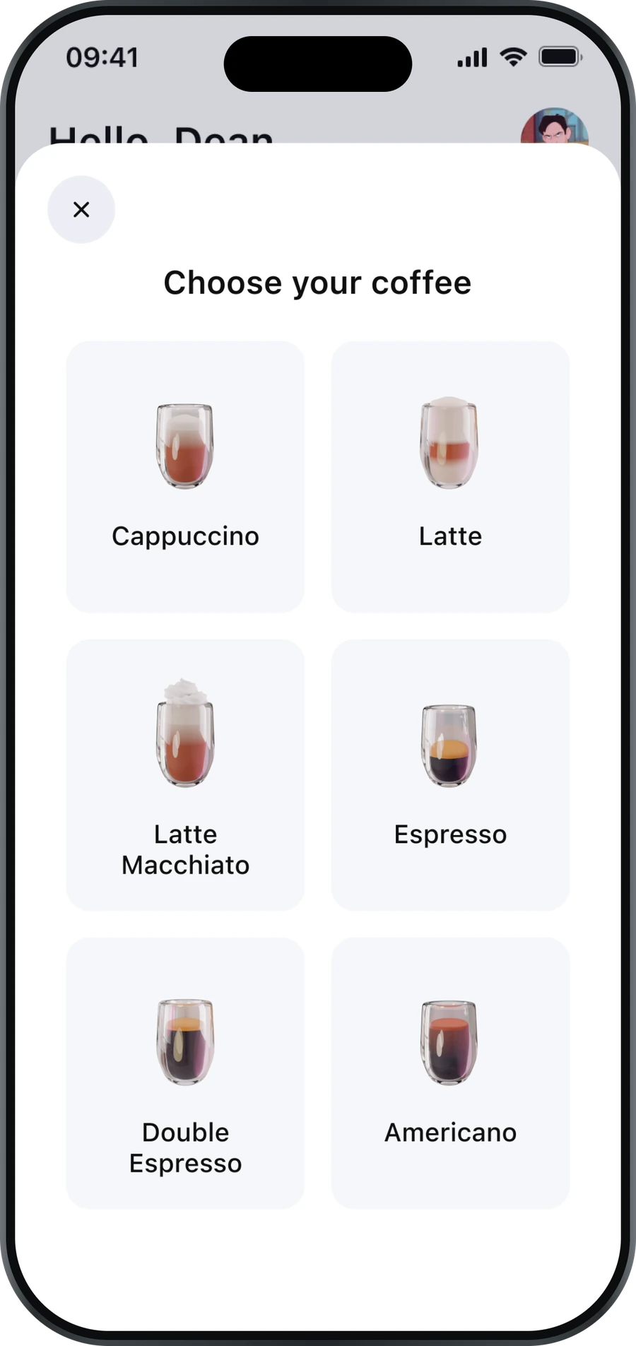 CoffeeBrew — Six drinks, and nothing else to decide yet